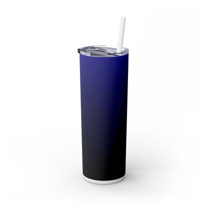 Faded Color Tumbler with Straw, 20oz