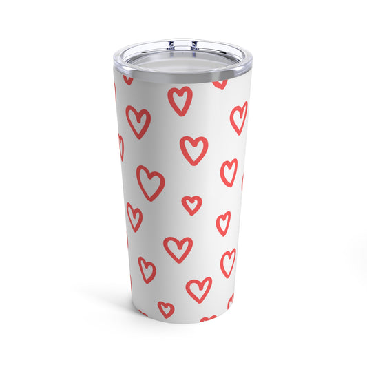 Hearts Tumbler 20oz