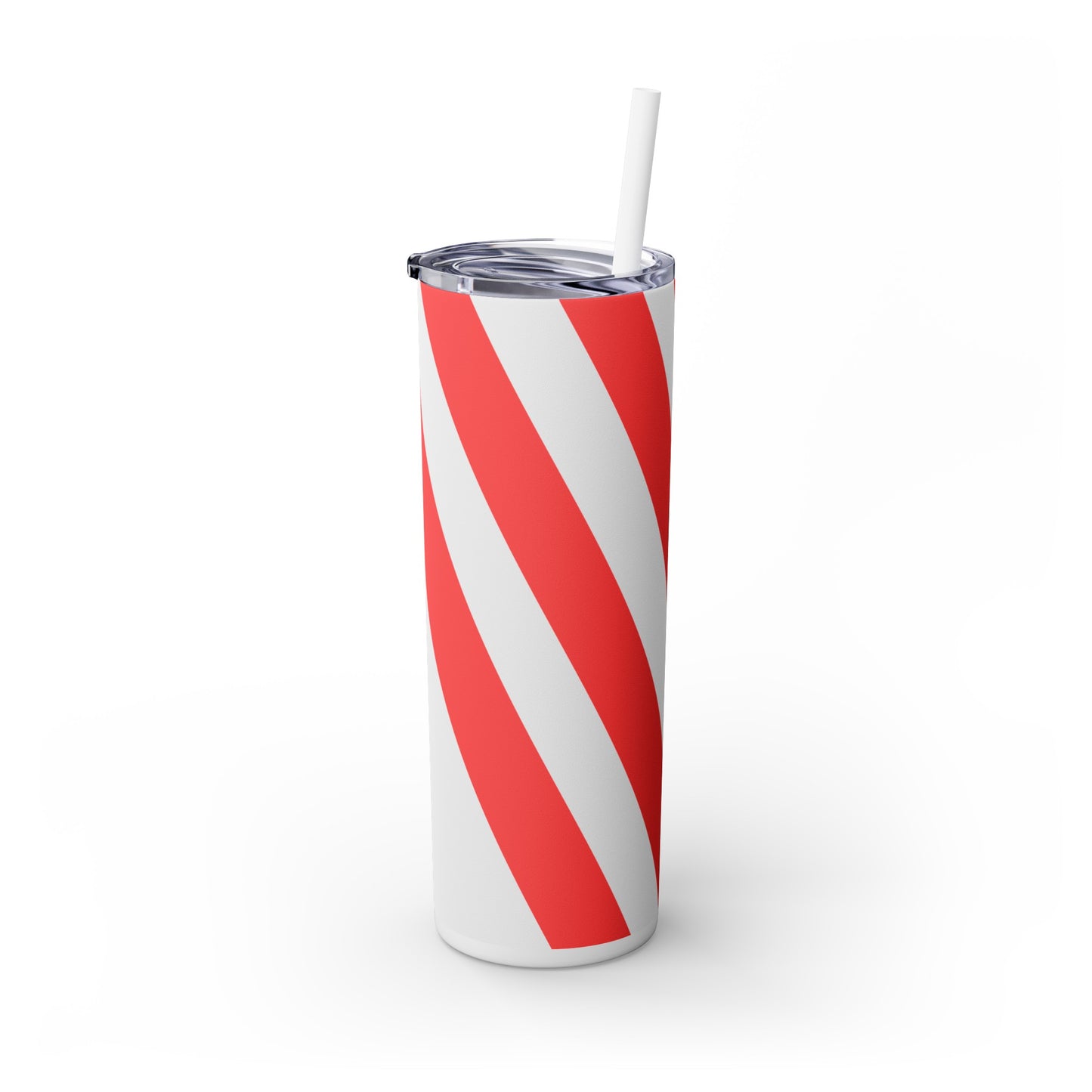 Striped Tumbler with Straw, 20oz