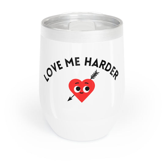 Love Me Harder Wine Tumbler